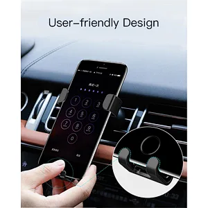 Mobile Phone Accessories Car Phone Holder Gravity Sensor Air Vent Mount Stand 360 Rotate Mobile Phone Holder