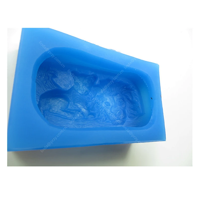 Lion Pattern Handmade SOAP mold Cake mould Silicone Aroma stone molds