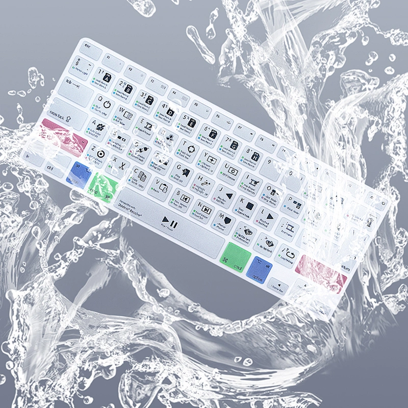 davinci Resolve Shortcut Silicon Keyboard Skin laptop skin protector for Macbook Pro 13