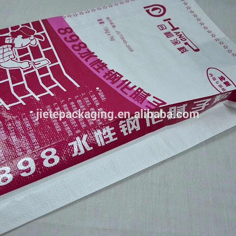 moisture proof cement, putty, mortar pp woven bags packing 50kg 25kg with valve port