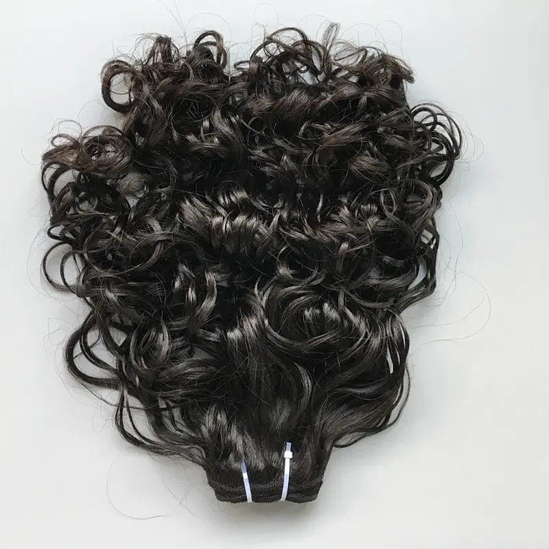New arrival the best fashion style natural black deep wave hair  brazilian human hair bundles