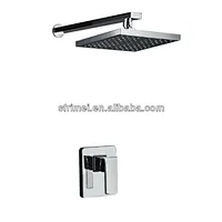 Wall Mounted Square Shape Bathroom Concealed Shower Set K-8812