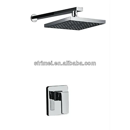 Wall Mounted Square Shape Bathroom Concealed Shower Set K-8812