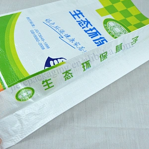 Plastic bopp laminated pp woven cement packing bag for tile adhesive,wall putty powder,pitch