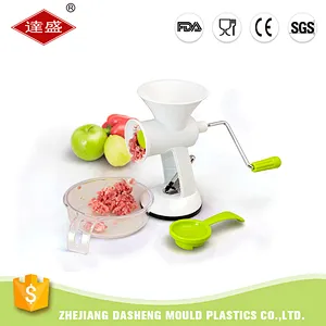 kitchen tools simple plastic manual meat grinder