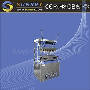 Commercial Stainless Steel Pizza Cone Maker and Soft Ice Cream Cone Machine
