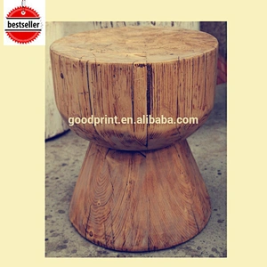 Chinese antique dining room drum stool
