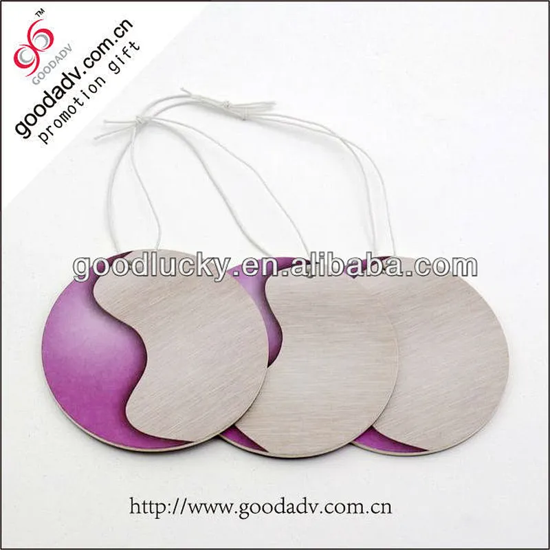 2017 hanging aroma paper hotel air freshener for car
