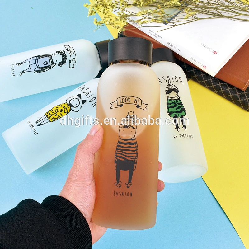 High Quality Big Capacity Glass Water Bottle Manufacturer Juice Bottle for Outdoor