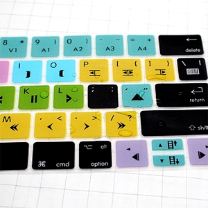 Avid Media Composer Shortcuts Silicone Keyboard Cover for mac book touch bar 13 15 2018 new air keyboard cover