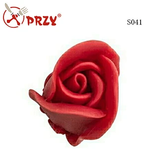 S041New design silicone rose 3d handmade soap molds