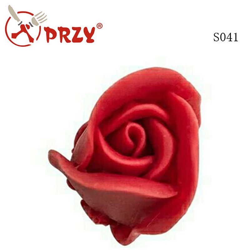 S041New design silicone rose 3d handmade soap molds