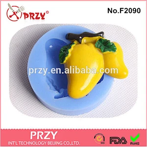 F2090 PRZY gum paste cake decorating flower shape silicone cupcake mold