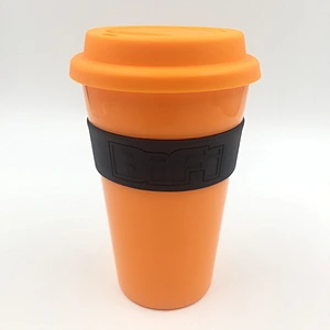 Coffee Mug with Silicone lid