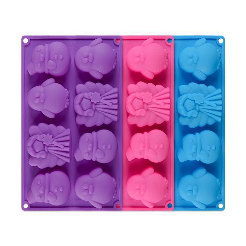 Christmas series Soap molds cake silicone molds Ice silica mold hot sales