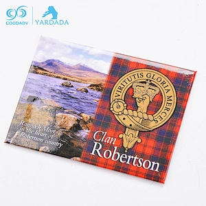 New Custom Souvenir Gifts Printing Paper Landscape Metal Fridge Magnets