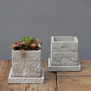 S9202 silicone mold Concrete multi-meat plant Square cement combination flower pots home furnishings creative handemade molds
