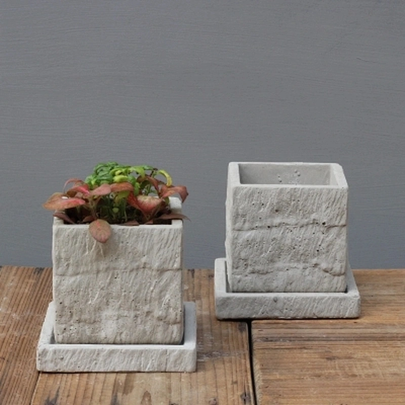 S9202 silicone mold Concrete multi-meat plant Square cement combination flower pots home furnishings creative handemade molds
