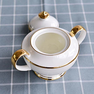 15pcs First Class High-Quality Bone China Coffee Sets tableware for European market