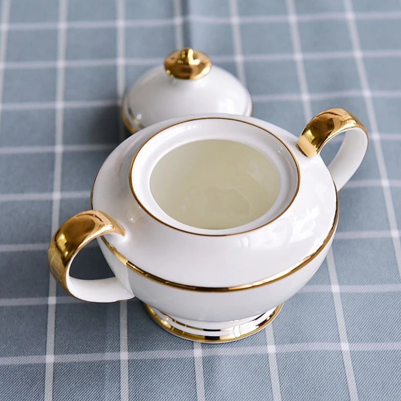 15pcs First Class High-Quality Bone China Coffee Sets tableware for European market