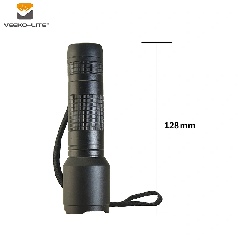 2018 HOT SALE 3AAA BATTERY 300 LUMENS  LED DIMMABLE ALUMINIUM FLASHLIGHT TORCH