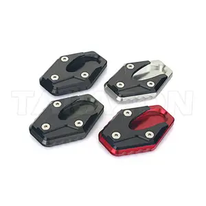Best performance aluminum universal motorcycle kickstand pad