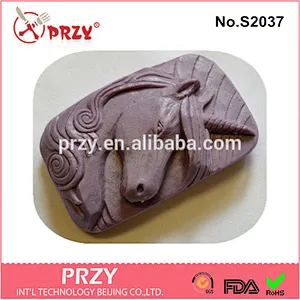 Eco-friendly DIY cat handmade unicorn silicone soap mold