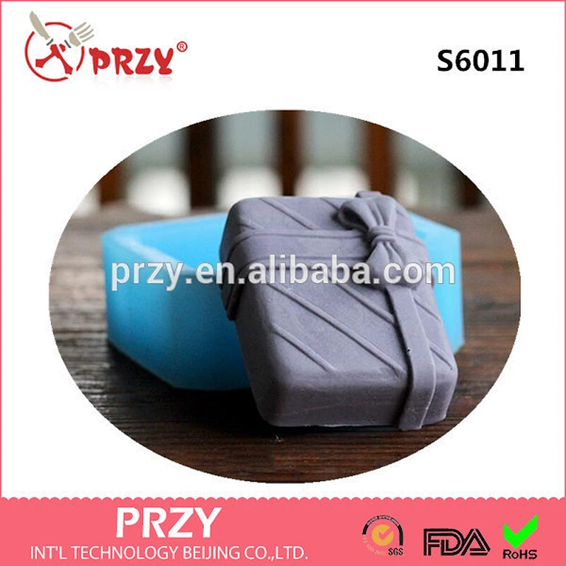Bowknot handmade decorative silicone soap mold
