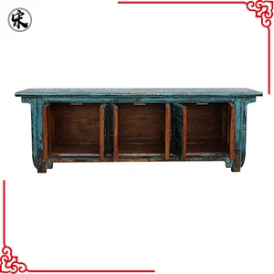 beijing chinese antique distressed rustic wood storage furniture