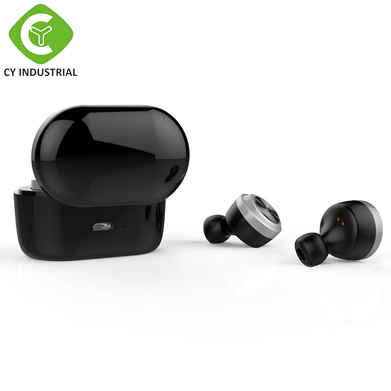 BT V5.0 In-ear Earbuds Twin true wireless Pair Earphone with charging box for iphone xs max