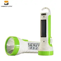 2018 HOT SELLING 2 IN 1 800MAH LEAD-ACID RECHARGEABLE PLASTIC FLASHLIGHT 110 LUMEN
