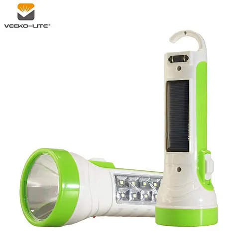 2018 HOT SELLING 2 IN 1 800MAH LEAD-ACID RECHARGEABLE PLASTIC FLASHLIGHT 110 LUMEN