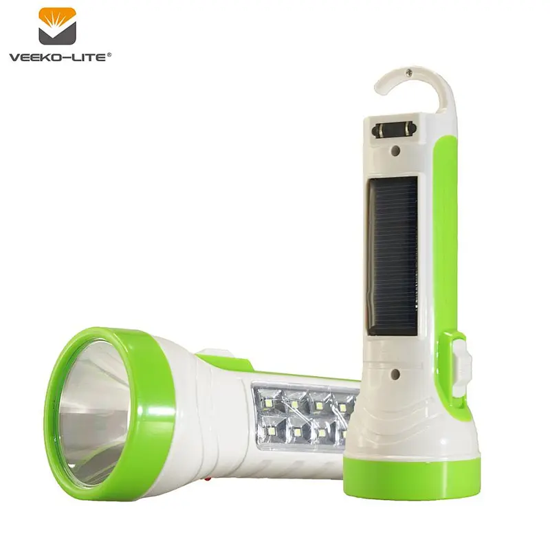 2018 HOT SELLING 2 IN 1 800MAH LEAD-ACID RECHARGEABLE PLASTIC FLASHLIGHT 110 LUMEN