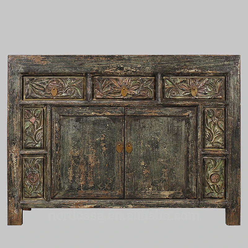 hand carved reproduction antiques china cabinets