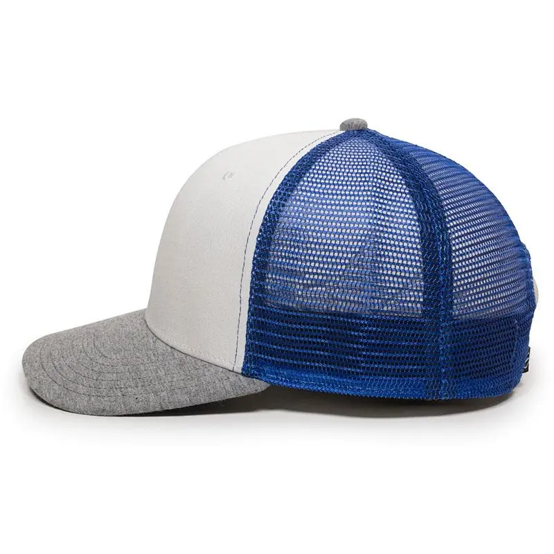 Wholesale Men's Outdoor Curved Custom Plain Trucker Cap Mesh Back Hat