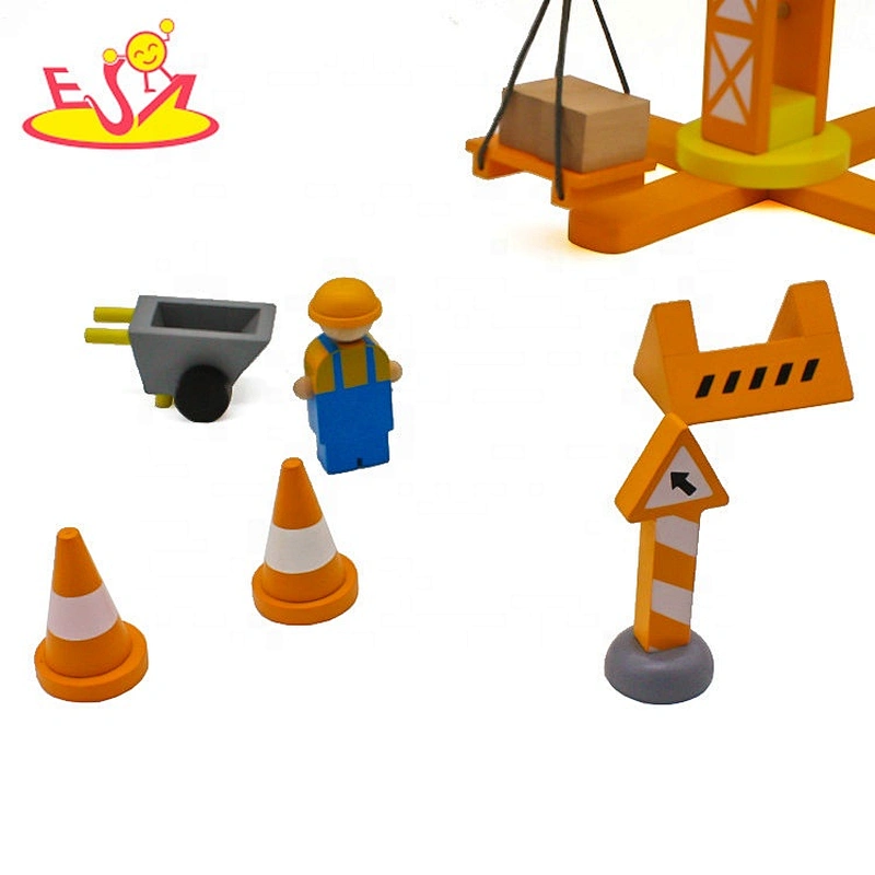 Top fashion educational wooden toy crane for children W04B072