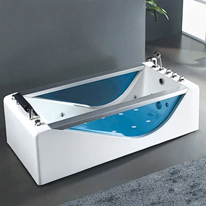 China Suppliers Factory Price 1.9M One Person Big Size Acrylic Whirlpool Bathtub