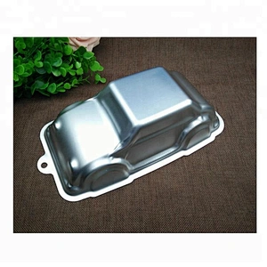 Aluminum car Fondant cake baking Tools Cartoon ice mold jelly silicone mold