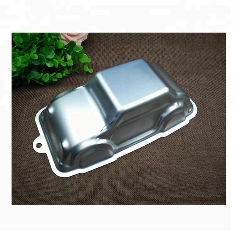 Aluminum car Fondant cake baking Tools Cartoon ice mold jelly silicone mold