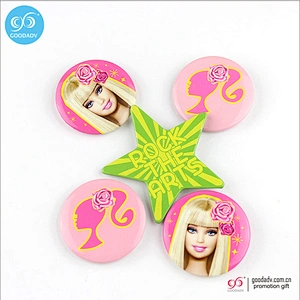 2017 hot sell advertising promotional pin button badge