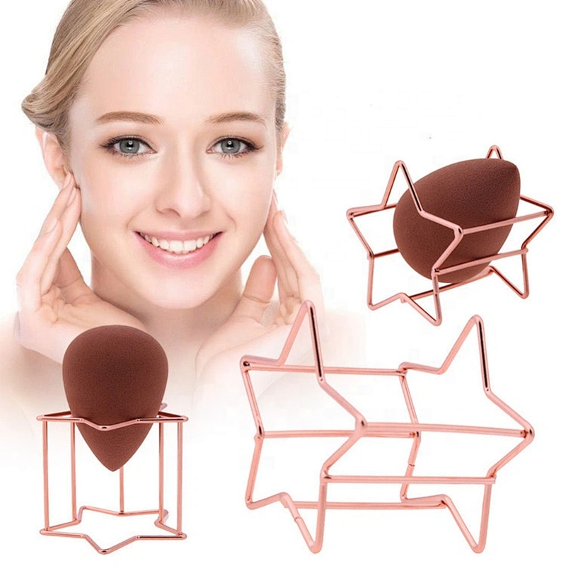 Beauty Makeup Sponge Puffs Display Holder Water Drop Cosmetic Puff Stand Bracket Gourd Puff Egg Drying Holder Support Tool