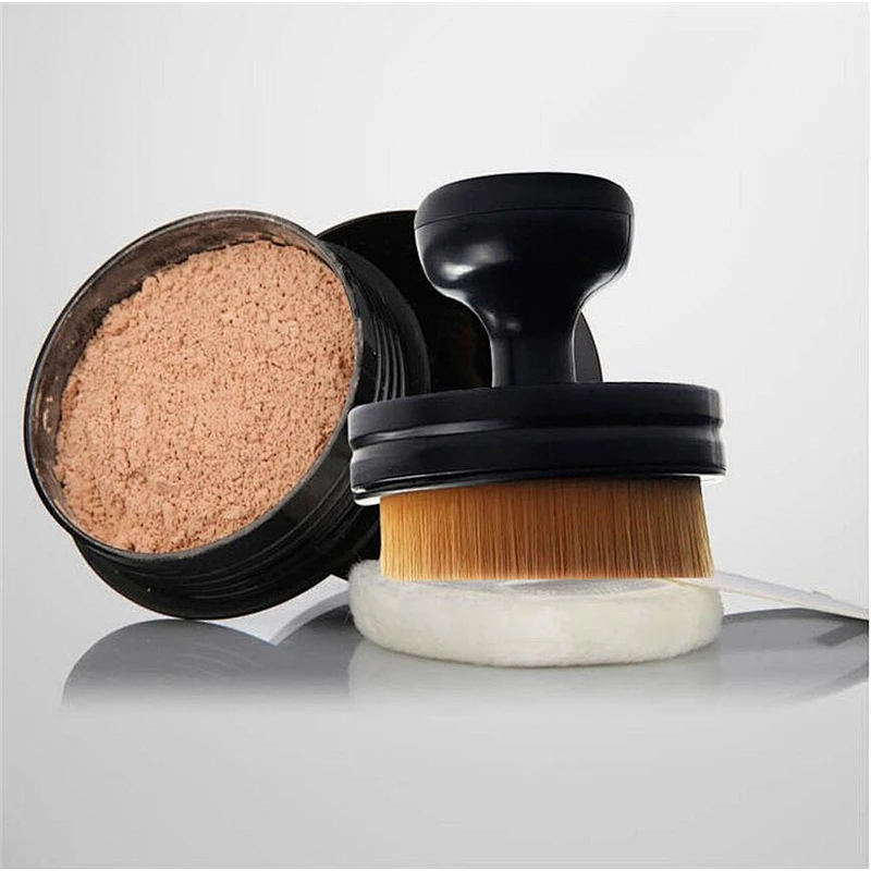 Professional cosmetics tools seal shape makeup foundation and blush brush