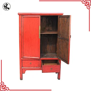 oriental chinese antique reproduction painted wardrobe bedroom furniture