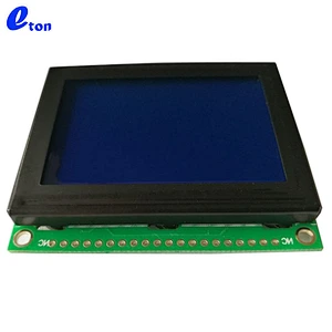 high quality custom small size white blue  micro graphic 128x64 12864 lcd display module
