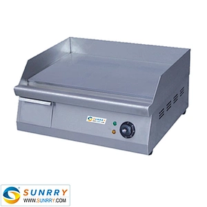Electric camping griddle and grill with iron griddles pans (SY-GR270B SUNRRY)