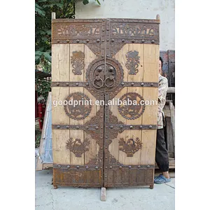 Entrance Old Wood Antique Door Home Restaurant Hotel Using