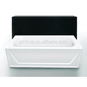 Blossom Sitting Rectangle Custom Rubber Double Apron Bathtub