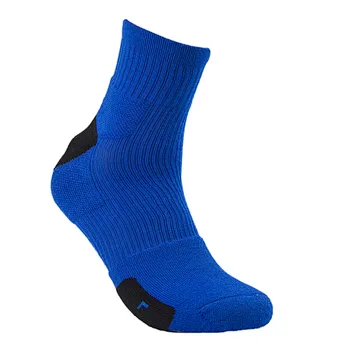 Cotton jacquard pile sport basketball socks