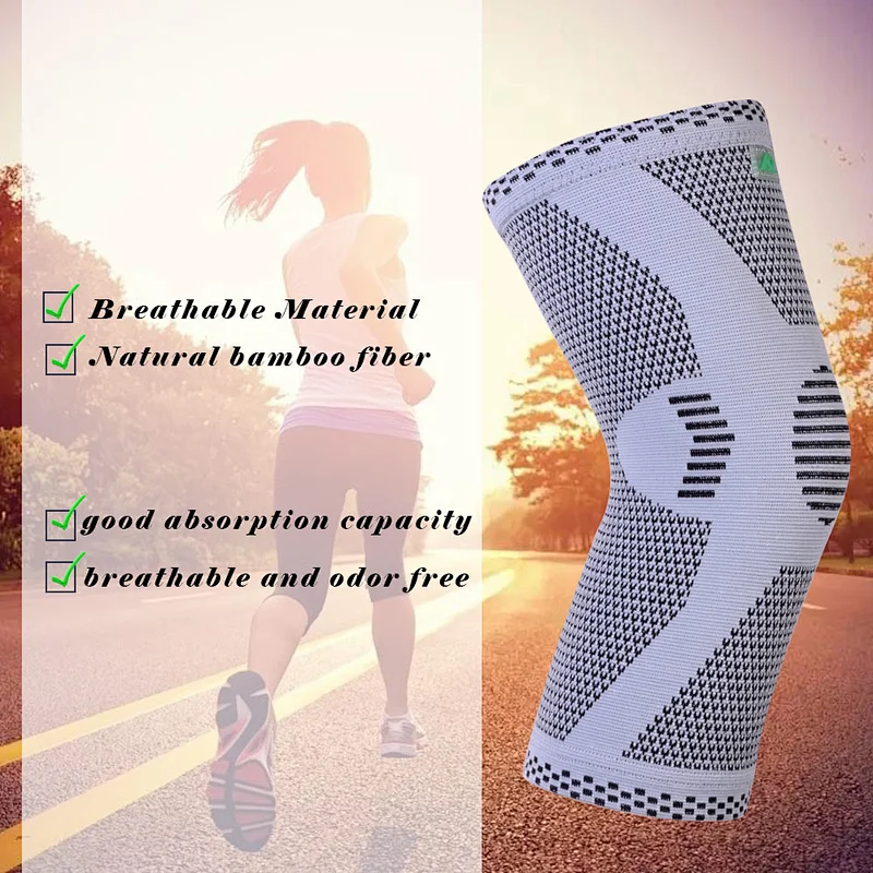 Supplier Athletics Sports Knee Compression Sleeve Support for Running, Jogging, Sports, Joint Pain Relief, Arthritis