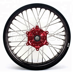 17 Inch Motorcycle Supermoto Alloy Wheel Rims For Honda